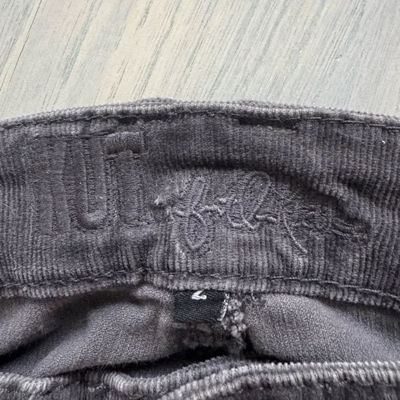 Kut from the Kloth Charcoal Cordoroy Pants - Picture 5 of 9